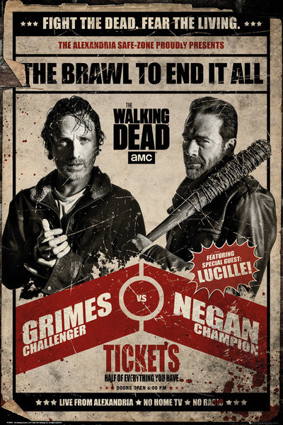 Poster The Walking Dead - Fight | Wall Art, Gifts & Merchandise 